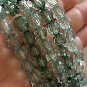 Green‎ Faceted Crystal Bracelet